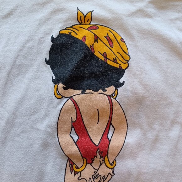 1984 Sneakers King Features Betty Boop Double-Sided White T-Shirt Adult M - Picture 5 of 13